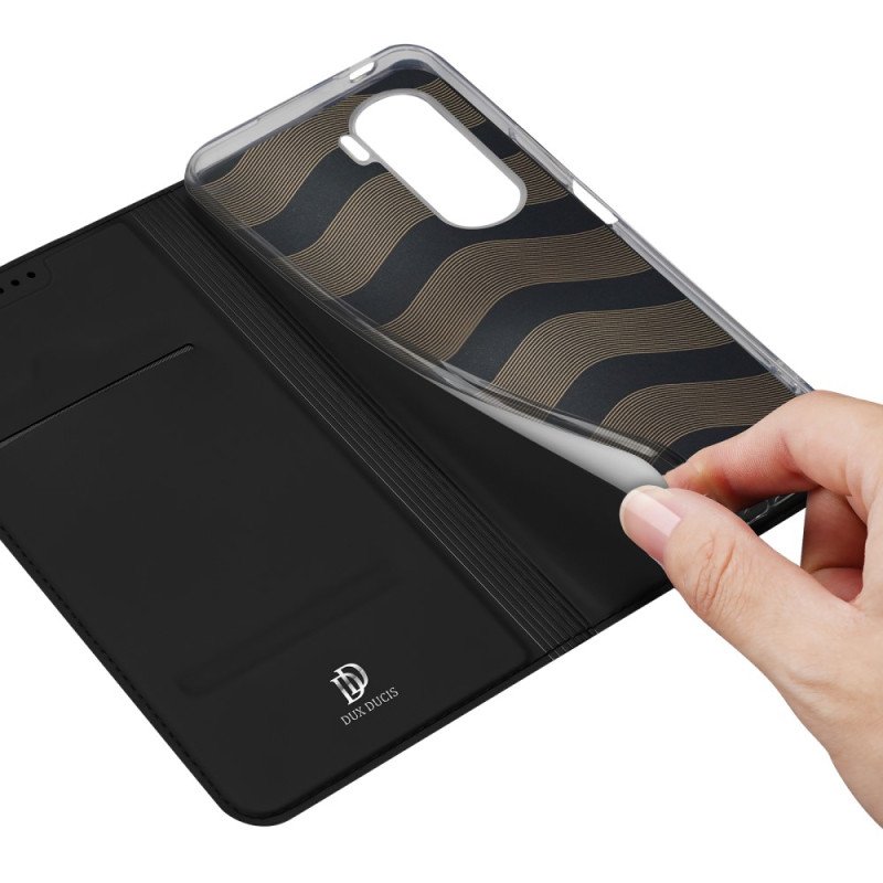 Folio-fodral Honor 90 Lite Läderfodral Skin Pro Series Dux Ducis