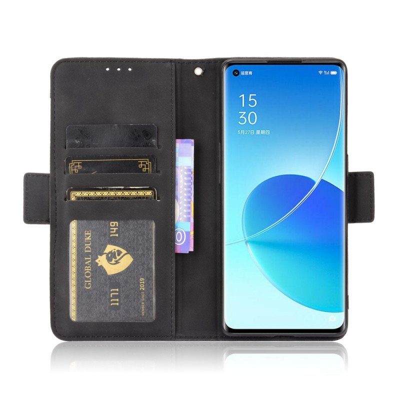 Folio-fodral Oppo Reno 6 Pro 5G Flera Kort