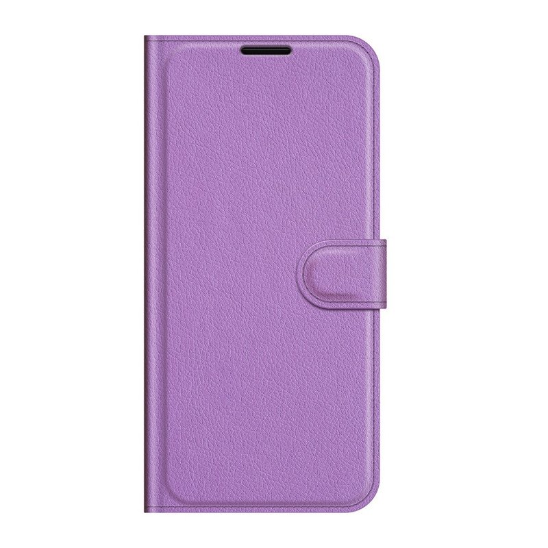 Läderfodral Oppo Reno 6 Pro 5G Klassisk Litchi Textur