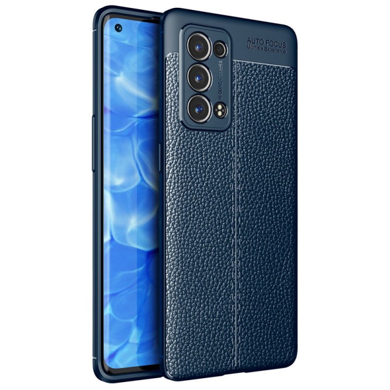 Skal Oppo Reno 6 Pro 5G Litchi Double Line Läder