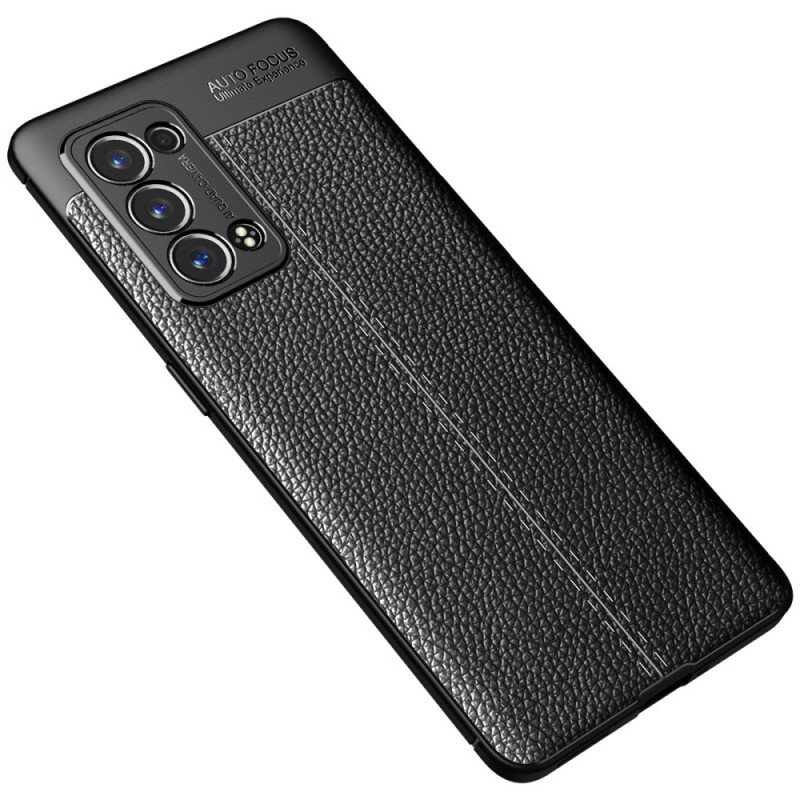 Skal Oppo Reno 6 Pro 5G Litchi Double Line Läder