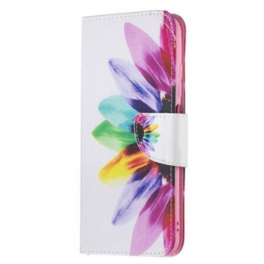 Fodral Xiaomi Redmi Note 10 5G Akvarell Blomma