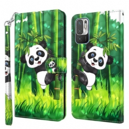 Fodral Xiaomi Redmi Note 10 5G Panda Och Bambu