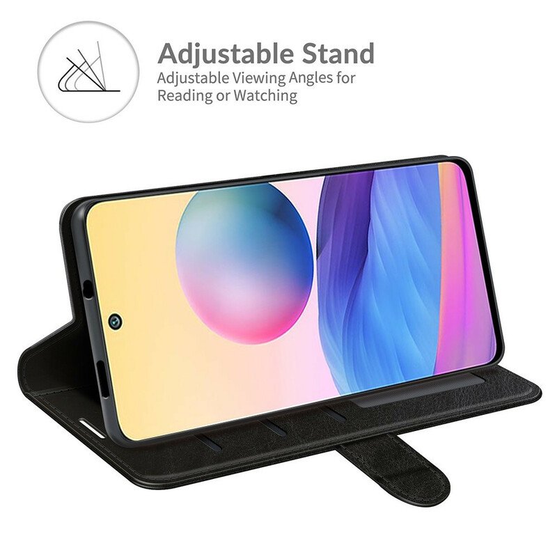 Folio-fodral Xiaomi Redmi Note 10 5G Svartvit