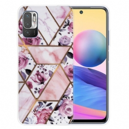 Mobilskal Xiaomi Redmi Note 10 5G Geometrisk Marmor