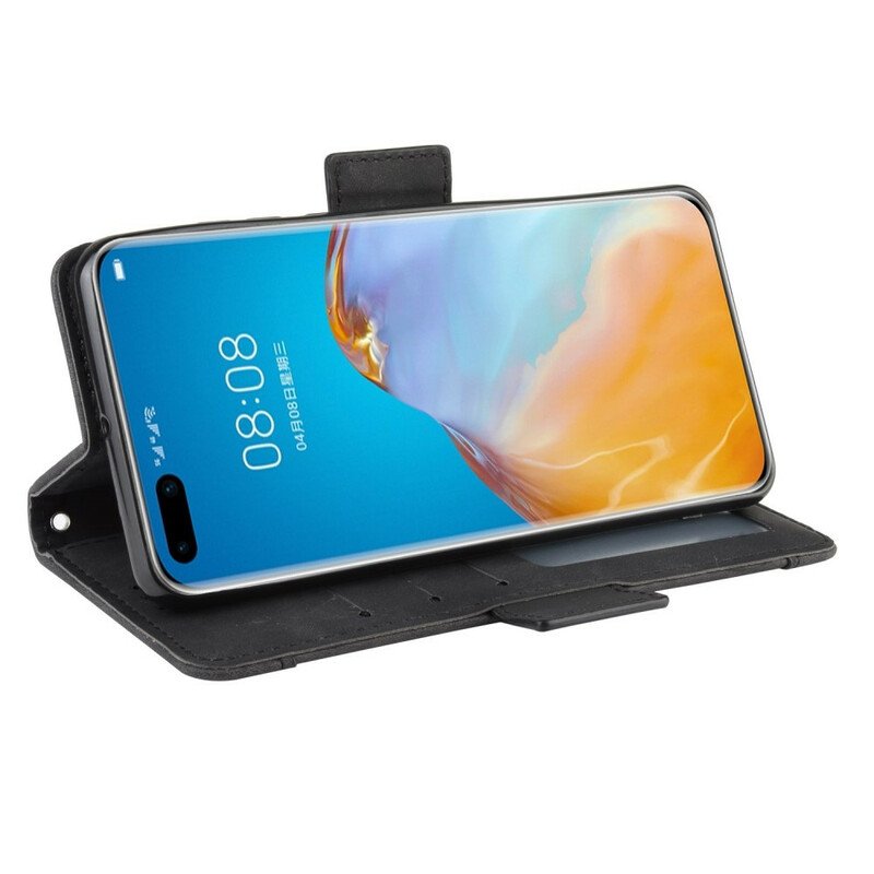 Folio-fodral Huawei P40 Pro Multi-card Premier Class