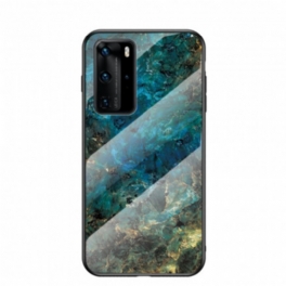 Mobilskal Huawei P40 Pro Premiumfärger Härdat Glas