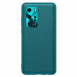 Skal Huawei P40 Pro Stil Läderfärg