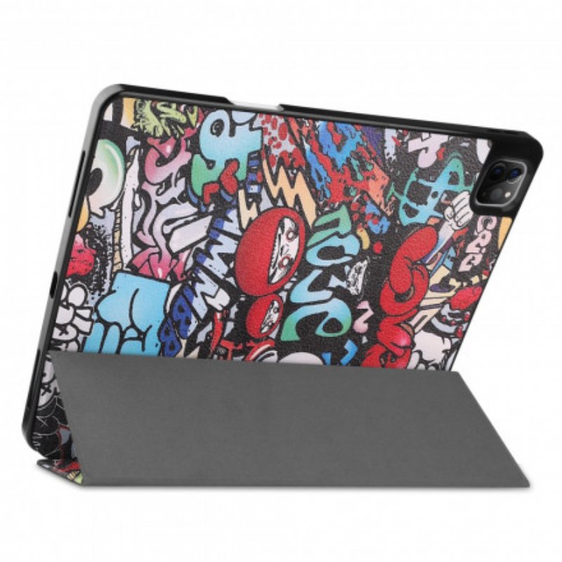 Skal iPad Pro 12.9" (2021) Graffiti Pennhållare