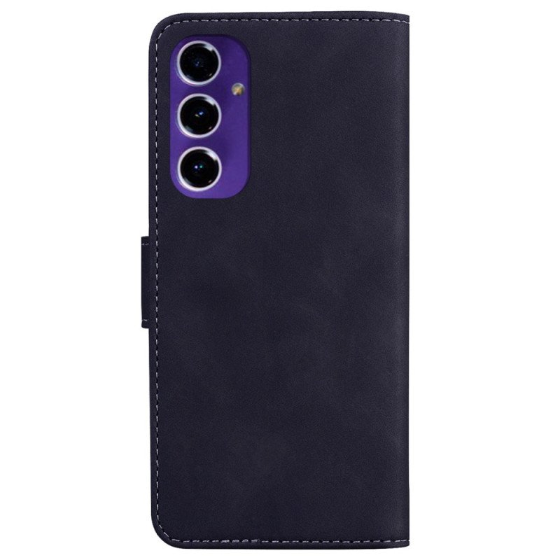 Läderfodral Samsung Galaxy A16 5g Telefonfodral Fjäril