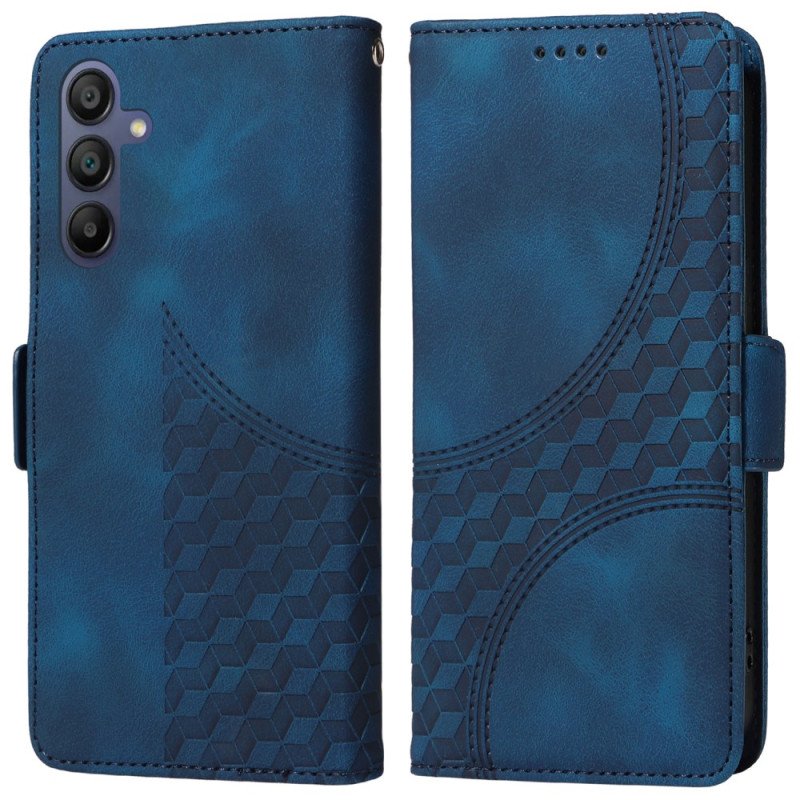 Läderskal Fodral Samsung Galaxy A16 5g Stjärndesign