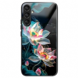 Skal Samsung Galaxy A16 5g Telefonfodral Blommor I Härdat Glas