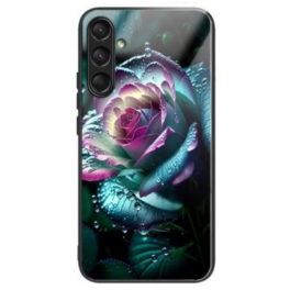 Skal Samsung Galaxy A16 5g Telefonfodral Rosa Härdat Glas