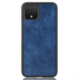 Skal Google Pixel 4 Couture Lädereffekt