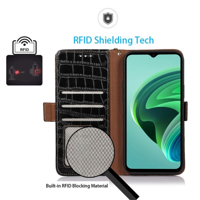 Fodral Xiaomi Redmi A1 Crocodile Style Rfid