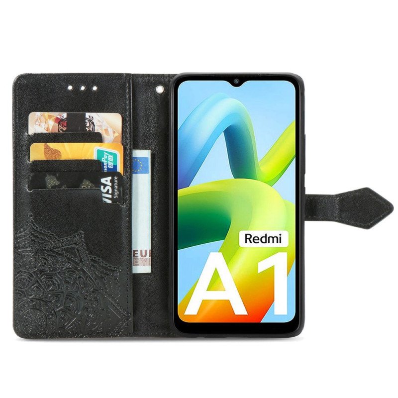 Fodral Xiaomi Redmi A1 Mandala Sun Med Snodd