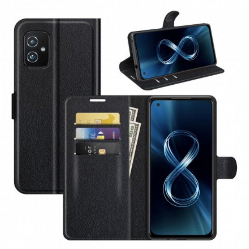 Fodral Asus Zenfone 8 Klassiskt Konstläder