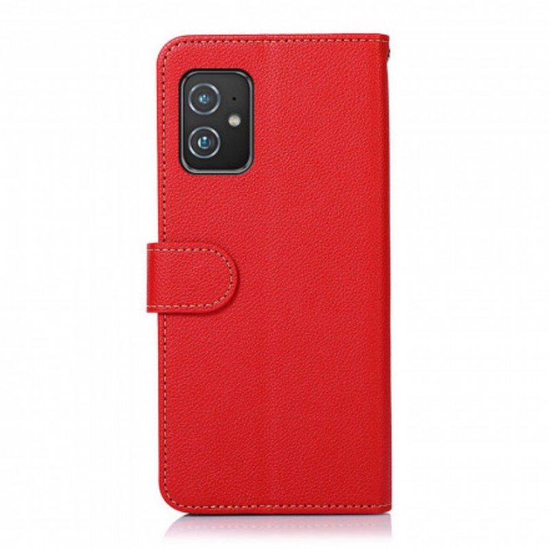 Fodral Asus Zenfone 8 Lychee Style Rfid Khazneh