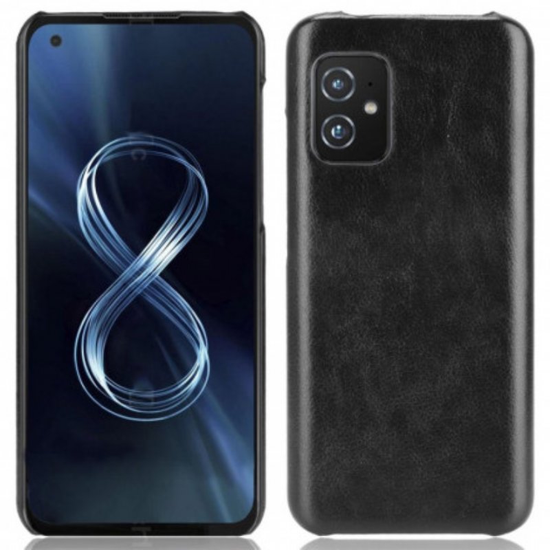 Skal Asus Zenfone 8 Litchi Lädereffekt