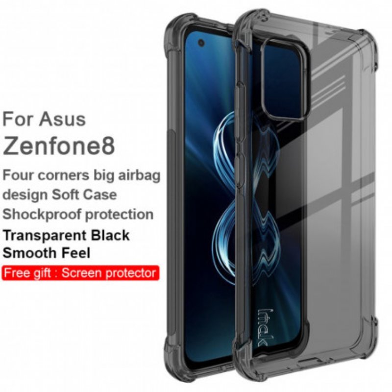 Skal Asus Zenfone 8 Transparent Silky Imak