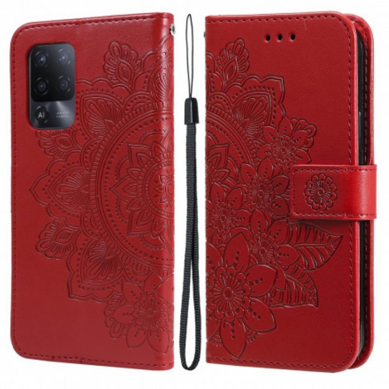 Fodral Oppo A94 5G Blomma Mandala