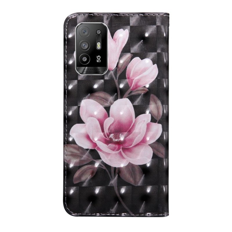 Fodral Oppo A94 5G Blommor Med Snodd