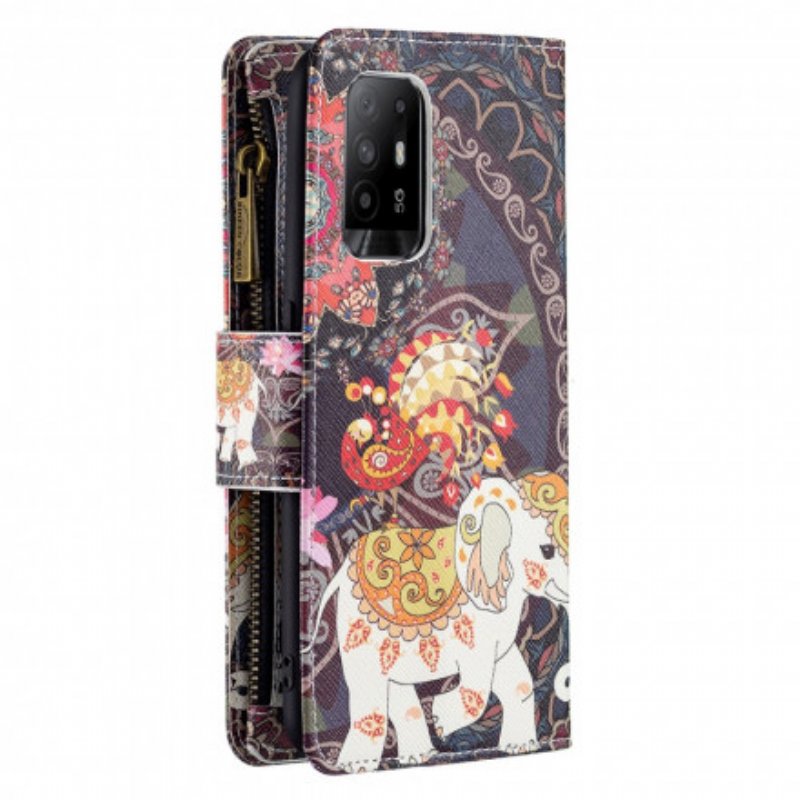 Fodral Oppo A94 5G Elephant Zip-ficka