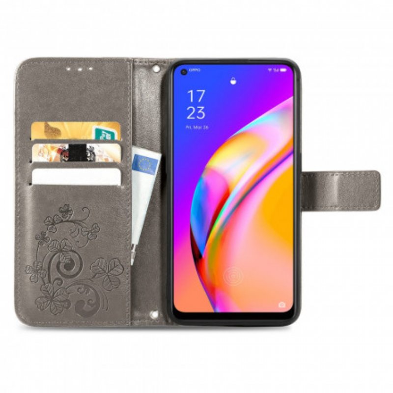 Fodral Oppo A94 5G Fyrklöver