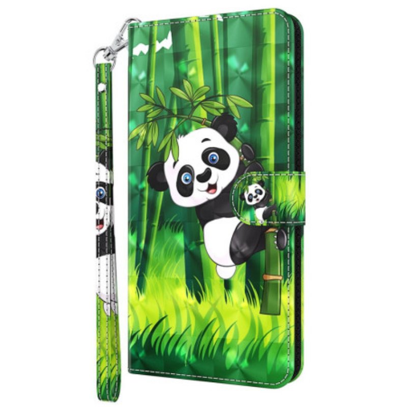 Fodral Oppo A94 5G Panda Med Snodd