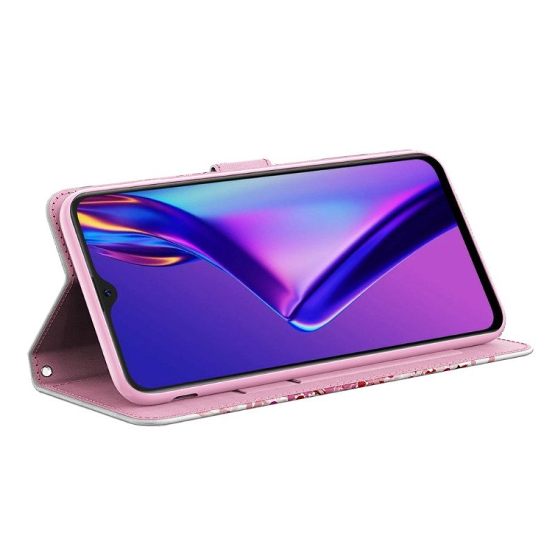 Fodral Oppo A94 5G Rosenträd Med Snodd