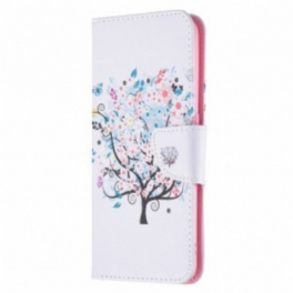 Folio-fodral Oppo A94 5G Blommande Träd