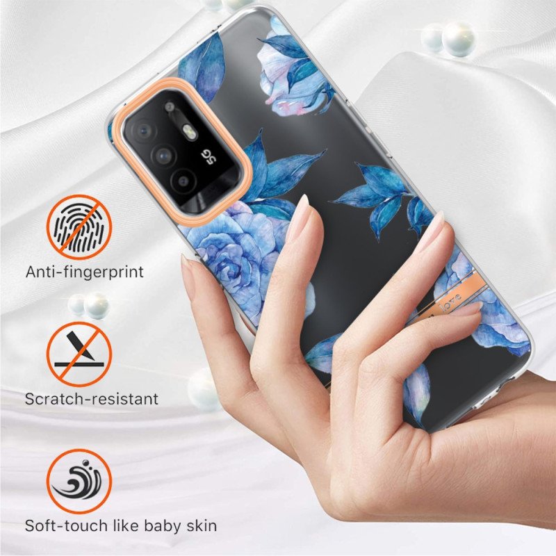 Mobilskal Oppo A94 5G Pioner Blommor Seamless