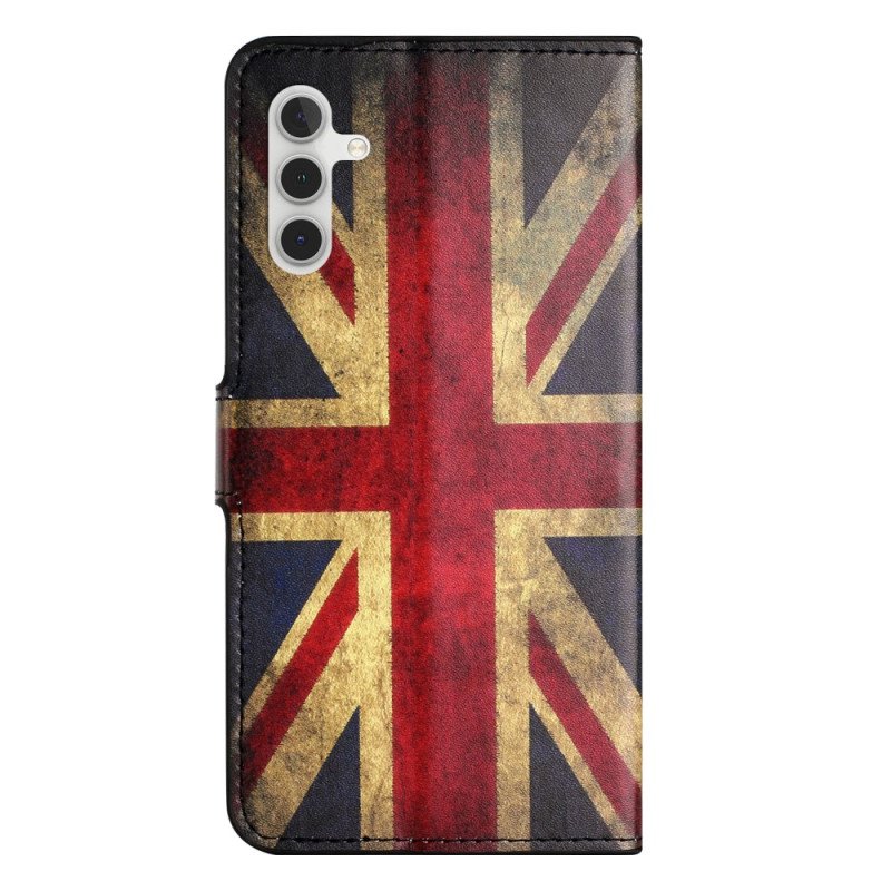 Samsung Galaxy S24 Fe Med Union Jack-mönster