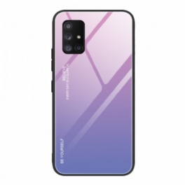 Skal Samsung Galaxy A71 5G Härdat Glas Var Dig Själv