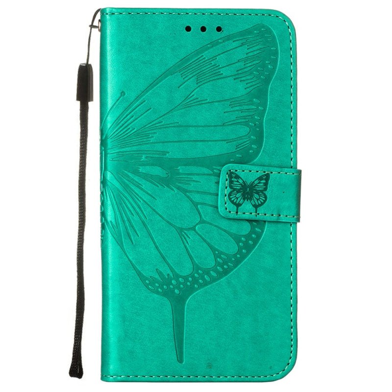 Fodral Samsung Galaxy S23 Plus 5G Med Kedjar Barock Strappy Butterfly