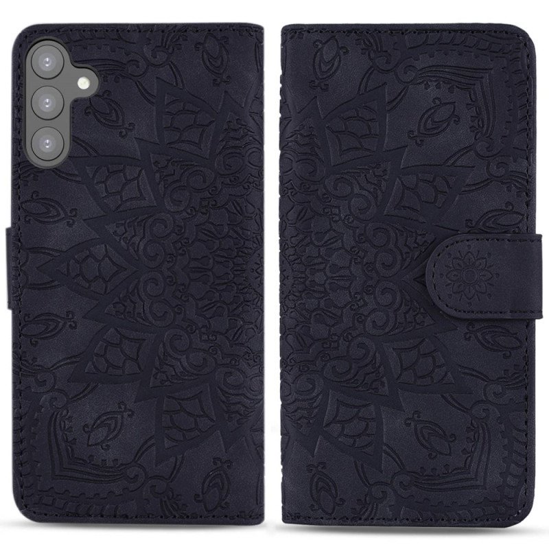 Fodral Samsung Galaxy S23 Plus 5G Med Kedjar Snygg Strappy Mandala