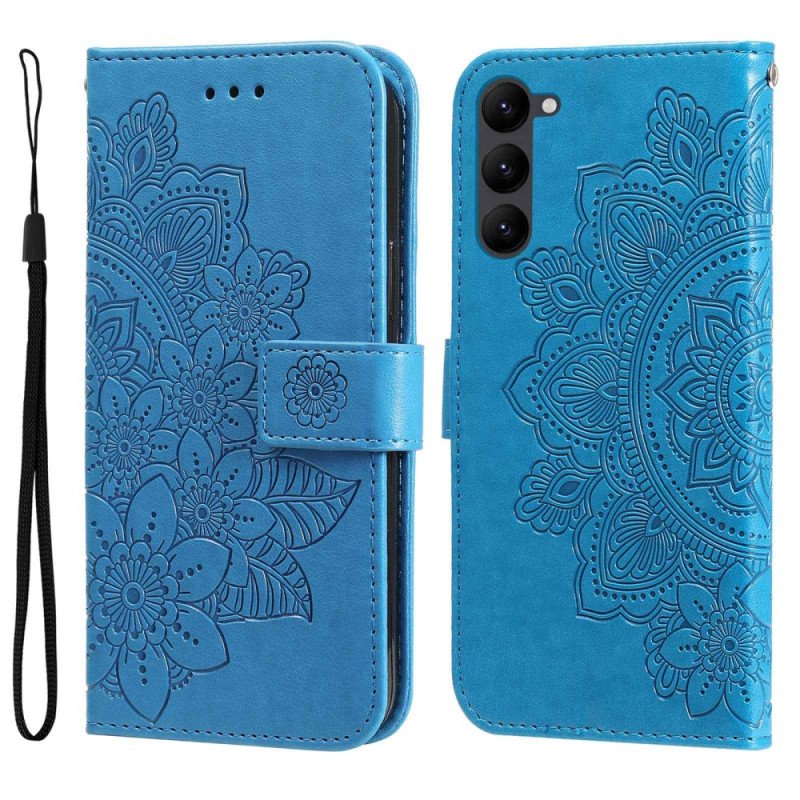 Fodral Samsung Galaxy S23 Plus 5G Med Kedjar Strappy Mandala