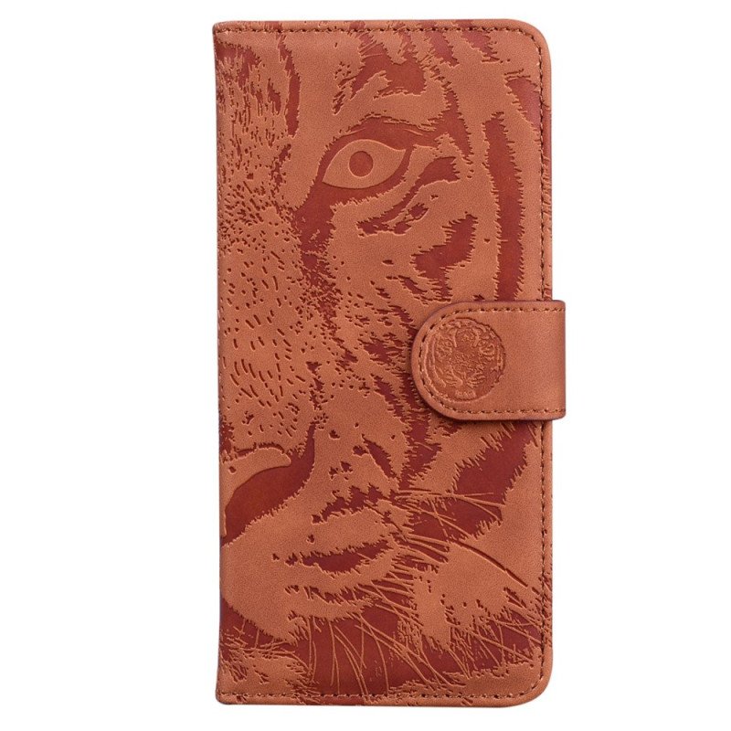 Folio-fodral Samsung Galaxy S23 Plus 5G Tiger Fotavtryck