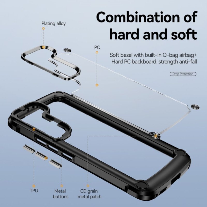 Skal Samsung Galaxy S23 Plus 5G Hybrid Med Aluminiumlegering