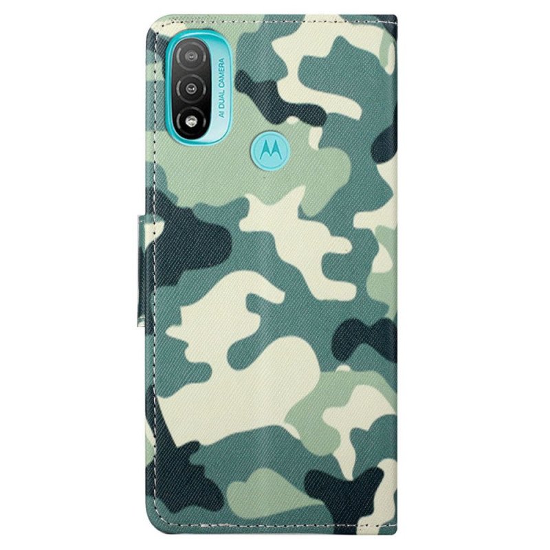 Fodral Moto G71 5G Militärt Kamouflage