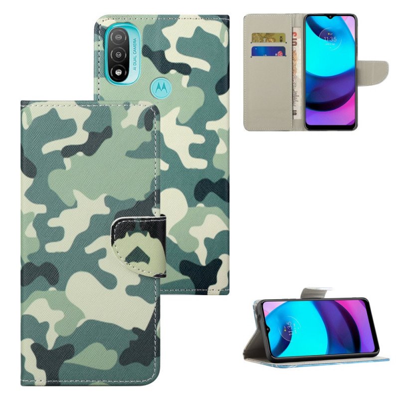 Fodral Moto G71 5G Militärt Kamouflage