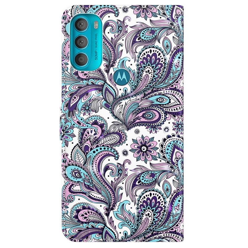 Fodral Moto G71 5G Paisley