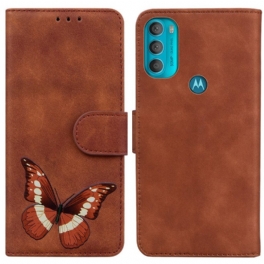 Fodral Moto G71 5G Skin-touch Butterfly