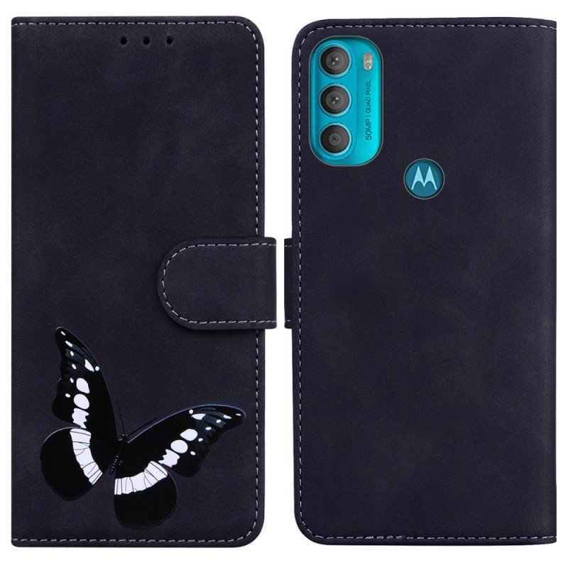 Fodral Moto G71 5G Skin-touch Butterfly