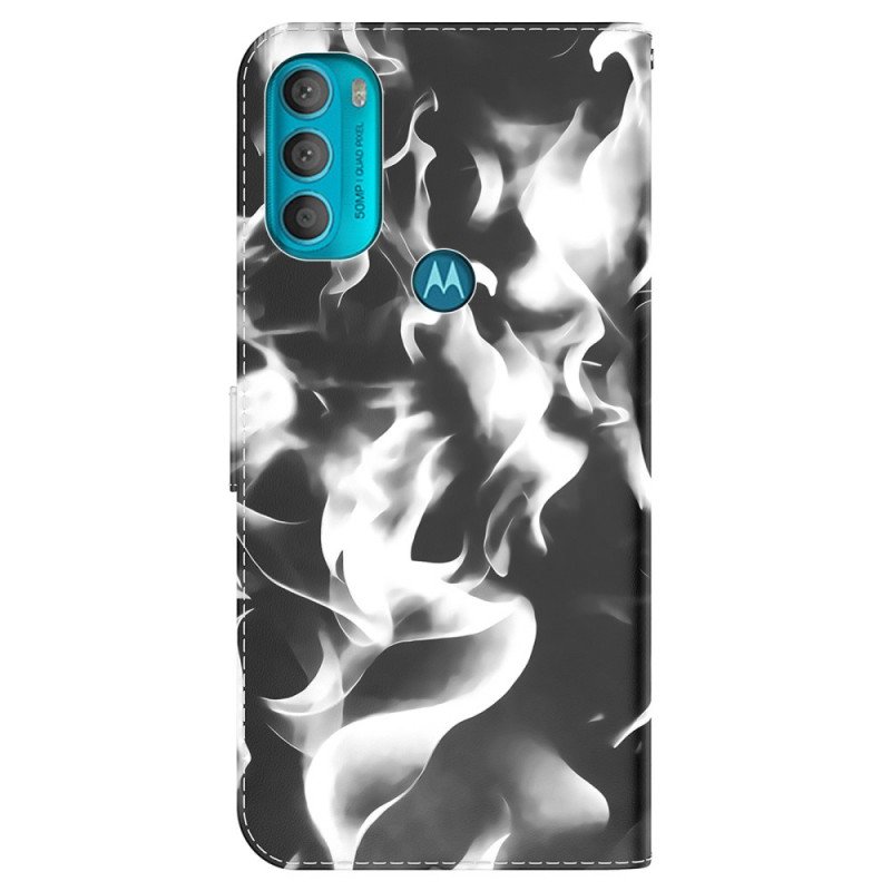 Folio-fodral Moto G71 5G Abstrakt Mönster