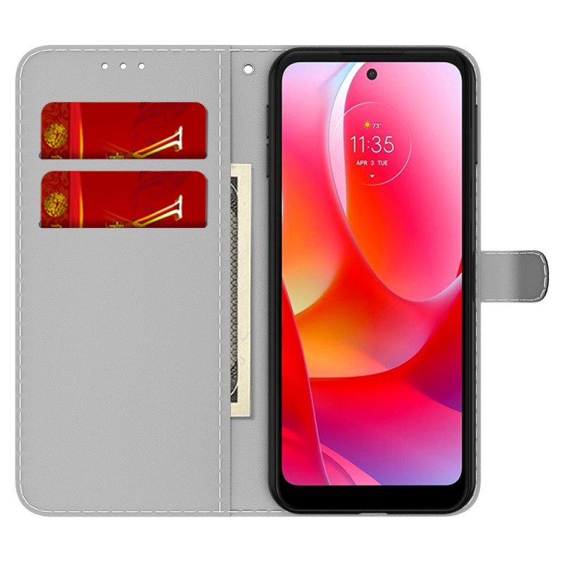 Folio-fodral Moto G71 5G Abstrakt Mönster