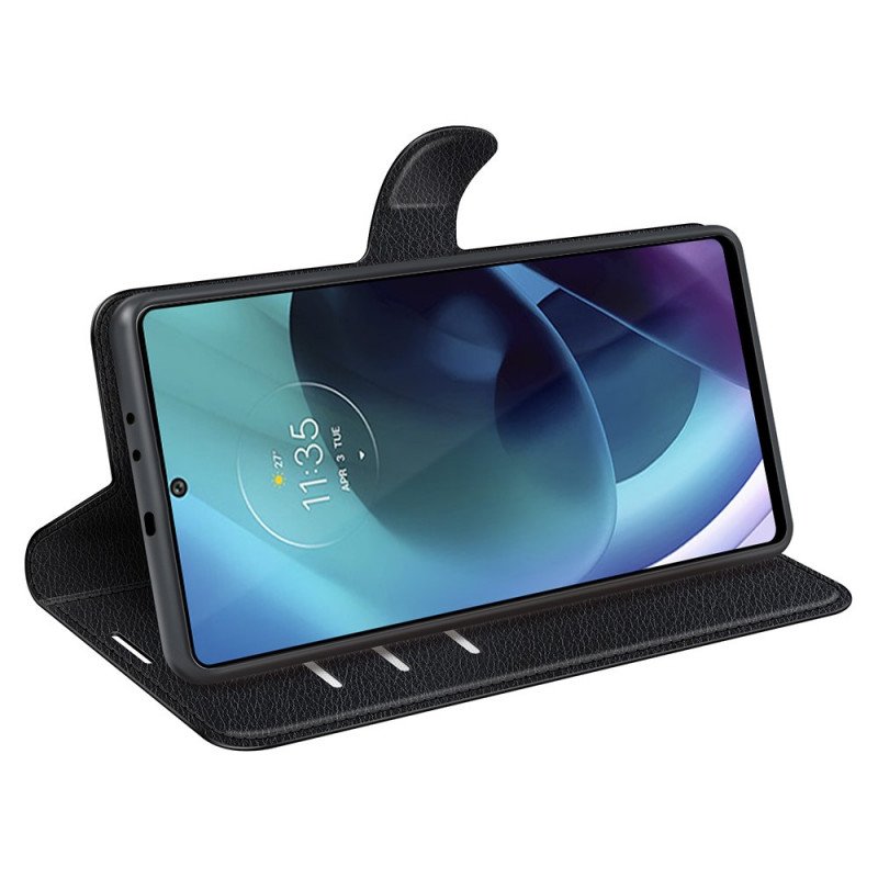 Folio-fodral Moto G71 5G Klassisk