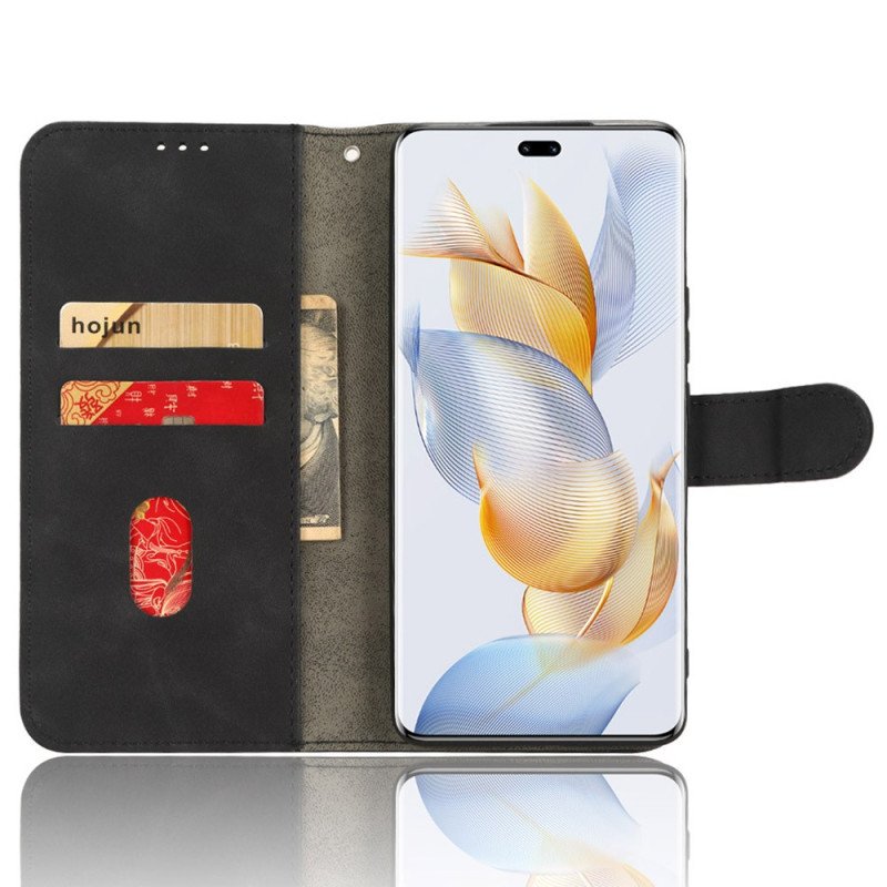 Folio-fodral Honor 90 Med Kedjar Skin-touch-rem