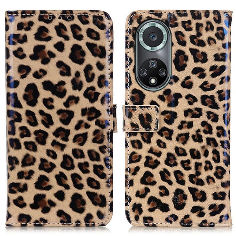 Fodral Huawei Nova 9 Pro Vanlig Leopard