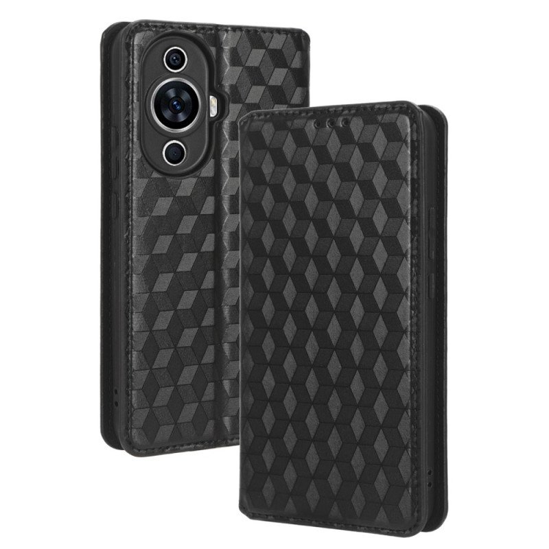 Folio-fodral Huawei Nova 12s 3d-diamanter